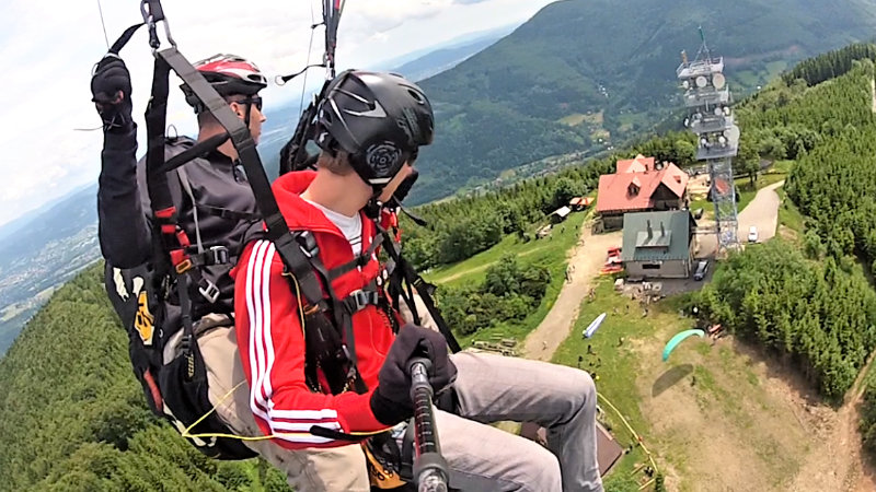  PARAGLIDING A ROGALO